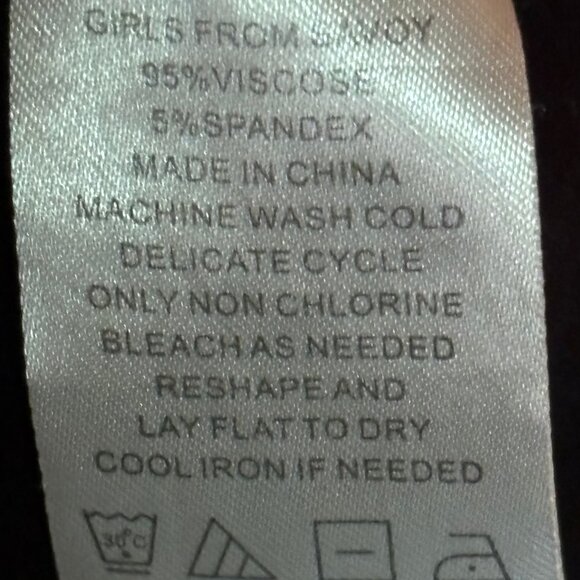 Anthropologie Girls of Savoy Black Elementary Wrap Dress Size M - Picture 8 of 8